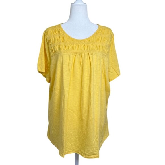 Talbots Women Bundle Set of 3 Tops Short Sleeve Cotton Blend Lace Soft Size 2X - Picture 2 of 8